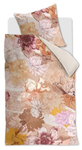 Beddinghouse Mako-Satin-Bettwäsche-Garnitur Floraison Farbe Multi Größe 135 x 200 cm + 1x 80 x 80 cm