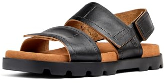 Camper Brutus Sandal K100777 2-strap sandalMen, Black 007, 10 UK