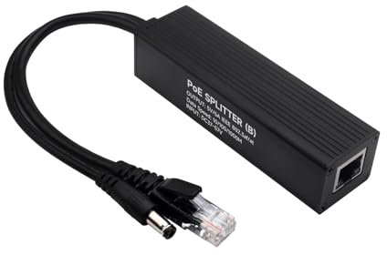 Waveshare Industrial Gigabit PoE Splitter, DC Power Output Port, Onboard MPS Control Chip