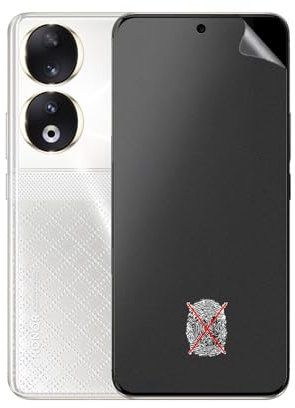 SRSRROP 【3pcs】 Película hidrogel mate Prevención de huellas dactilares para Honor 90 5G /Honor 100 (6.7), Protector de pantalla tpu flexible y de alta sensibilidad [antirreflejos/anti-huellas]