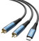 Tisino Cavo audio USB C a RCA（1m, 2 RCA a cavo jack USB C Cavo stereo Y-Splitter per laptop/smartphone/tablet per home theater/DVD/amplificatore/altoparlante/mixer per console di missaggio
