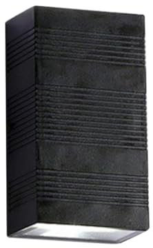 UKCOCO Wandleuchte Außenlicht Außenbeleuchtung Außenleuchten Rasen Licht Dekoration Licht Black