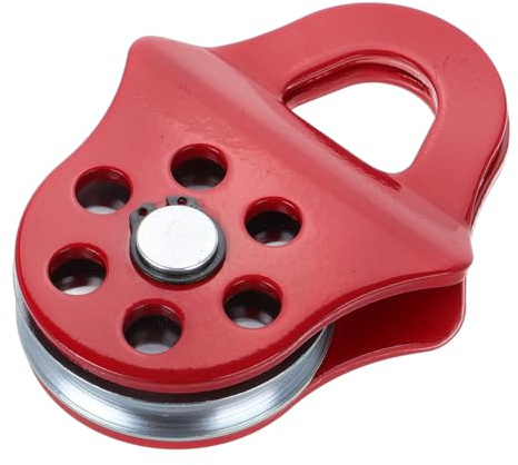 EXAOMBLE Synthetic Rope Winch Pulley Heavy Duty Snatch Block Rope Pulley System for Offroad