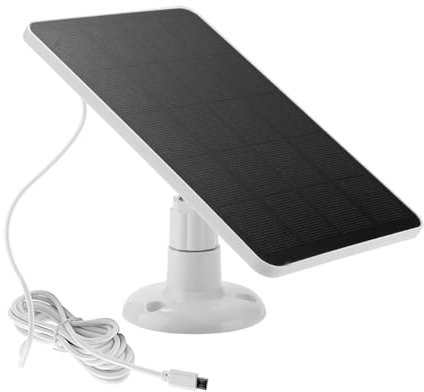 Überwachungskamera-Türklingel, Solarladepanel, Geringer Stromverbrauch, Hochauflösende Intelligente Türklingelkamera für die Sicherheit Im Homeoffice (4w)