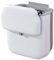 Cubo de basura para cocina, cubo de basura de cocina, cubo de basura pequeño plegable de 2.64 galones con tapa, contenedor debajo del fregadero para armario, baño, dormitorio, y camping