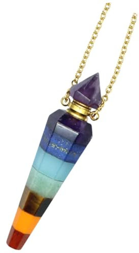 Veemoon Collier Avec Pendentif Et Flacon Huile Essentielle Bijoux Pour Femmes Collier De Bouteille Décoratif