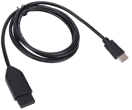 Sxhlseller Adaptateur de Convertisseur N64 à HDMI, Câble de Liaison HD pour Snes, SFC, Convertisseur HD pour Les Consoles Classiques, Prise en Charge de la Sortie Vidéo Audio, Support HD