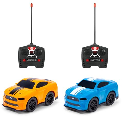 Dickie Toys – RC Ford Mustang 1:36 (13 cm), ferngesteuertes Auto für Kinder ab 6 Jahren, 2-Kanal Funksteuerung, vorwärts und rückwärts, Links und rechts, Gummireifen, bis 8 km/h, zufällige Auswahl