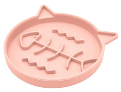 Chat Gamelle Anti-glouton pour Chat Gamelle Silicone Facile à pour Chat