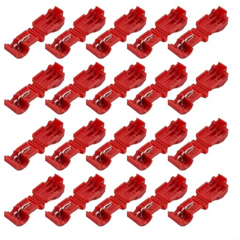 20 pezzi per robot tosaerba morsettiere – connettori T-Tap con alloggiamento in nylon sicuro per cavo di confine e stazione di ricarica uso