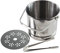 GOLDBEARUK Ice Bucket with Tongs Small Home Set Stainless Steel with Drainage Layer