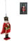 Weihnachtskugel soldatino des Nussknacker aus Glas zum Aufhängen
