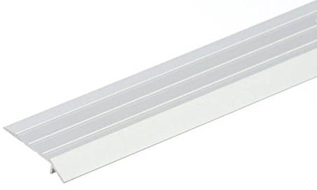 Ramp Edge Carpet 30x5mm x 1M Aluminium Door Trim Floors at Different Levels TMW Profiles (Silver)