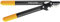 Fiskars PowerGear II Bypass Getriebe-Astschere L70, schwarz/orange