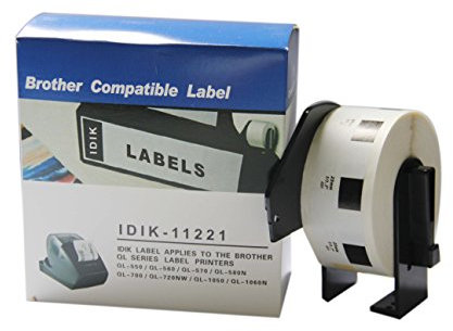 IDIK Kompatibel DK-11221 Label 23mm * 23mm 1000Pcs Kompatibel für Brother Label Drucker QL-700/720 weiß Papier DK-1221