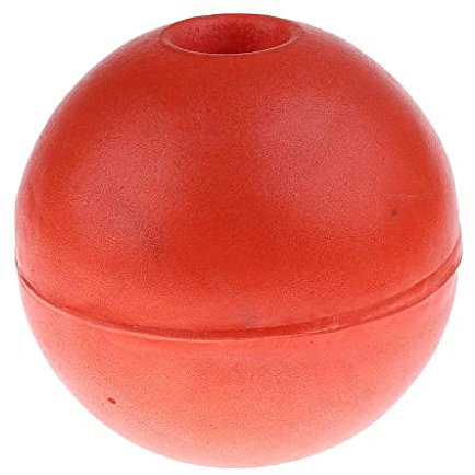 VANKOA Boje Schwimmkörper Kugel für Schwimmleine PVC Kunststoff Markierungsboje Boot Boje Festmacherboje Verankerungsboje Ankerbojen - Rot 15x15cm