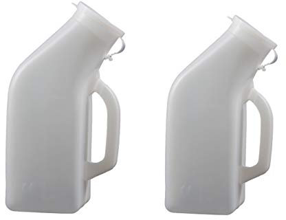 Lot de 2 urinoirs pour homme 1000 ml