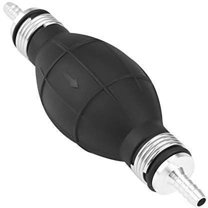 Fuel Primer Bulb, EVGATSAUTO Rubber Fuel Transfer Vacuum Fuel Line Manual Priming Pump Marine Boat Accessory Accessory Manual Fuel Pump(6mm) Fuel line pump
