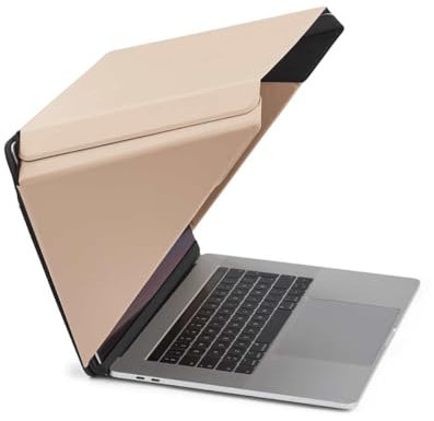 4 in 1 Laptop Screen Shade Lux Hood : Sonnenschutz | Datenschutz | Hitzeschutz | Kontrastverstärkung. 15”/16” Universal. Selbststehend, mit Gesäßtasche. Patent D790551 - Beige