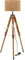 Nautical Wooden Tripod Floor Lamp Natural Finish Adjustable Height Home Decor Tripod (Without Shade)