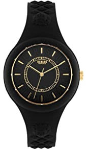 Versus Versace Damenuhren, schwarz, 39 mm, Fire Island Collection, Schwarz, OS, Versus Versace Feuerinsel