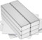 MIN CI 6 Stück Magnete Stark Groß, 40x10x5mm Neodym Magnete Extra Stark Flach Starke Magnete Selbstklebend Stark Magneten für Magnettafel Küchenschrank Rechteckige Kühlschrank Magnet