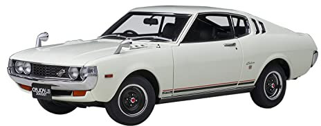 AUTOart kompatibel mit Toyota Celica Liftback 2000 GT RA25 1973 weiß Modellauto 1:18