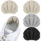 flintronic 4 pairs sneaker repair patch, heel patch, shoe heel repair sneaker, leather heel protector, heel pad repair for most types