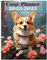 Corgi 2023-2025 Planner: Daily Weakly Monthly Planner For Three Years, Birthday Log, Password Log, Contact Names, Corgi Address Book