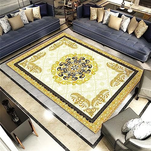 RUGMRZ Alfombra De Pasillo Sala de Estar Oficial Solemne Alfombra Infantil Alfombra bañera alfombras Infantiles lavables120X180cm