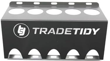 Tradetidy Support de stockage en silicone / mastic / adhésif, idéal pour camionnettes, garages, ateliers, construction en acier robuste, bords arrondis pour la sécurité, 310 mm (L) x 200 mm (H) x 110