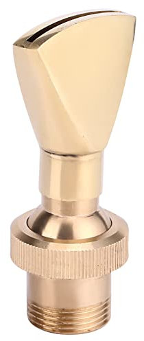 Otufan Bec De Fontaine,Jet Fontaine Réglable Tête De Jet D'arroseur en Laiton en Forme De Ventilateur en Fontaine 1/2 Dn15 Et 3/4 Dn20 pour Jardin Et Utilisation Extérieure