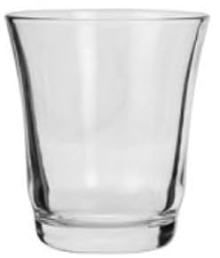 Droquimur Vaso de Cristal para Café Cortado de 120 Ml Pack 6 unidades.