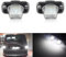 BHZNGD Kennzeichenleuchte, 12 V, 6500 K, weiß, wasserdicht, Standlicht, 2 Stück, Kennzeichenbeleuchtung, kompatibel mit VW T4 1990-2003, Transporter Syncro 1993-2004, Candy 2004~, Jetta/Syncro 2005~