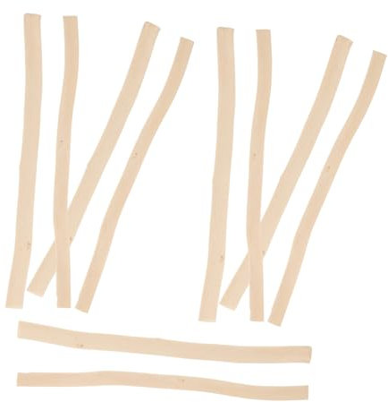 Kleiner Zweige 10 Stück Weiße Holzstäbe für Selbstgemacht Bastelarbeiten