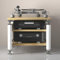 TV Rack HiFi Regal Audio Schrank,Multifunktionales Ablageregal,Vinyl Plattenspieler Stand,Offene Ablagen,mit Aufbewahrung,Platzsparend,für Wohnzimmer,Schlafzimmer,Büro,Wohnheim.(White wood color,62x57