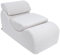 MEOWBABY Kindersessel - Bequemer Kinder-Sessel, Kindercouch, Sitzsessel für Kinderzimmer, Kindersessel ab 1 Jahr, Baby Sessel, Bearly, Weiß