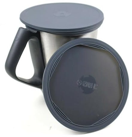 Couvercle en Silicone Pratique et Réutilisable pour Thermomix (TM6, TM5, TM31) • Facile à Utiliser et Parfait pour Remplacer le Film Alimentaire