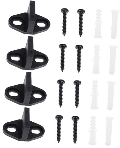 Gadpiparty 4sätze Türführung Mit Doppelrad Und Lagerdesign Für Glatten Betrieb Bodenmontage-schiebetür Geeignet Für Türen Nut Hochwertiges Material Langlebig Und Zuverlässig