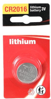 Piles bouton bouton CR2016 3 V au lithium pour télécommande, lumière LED, horloge jouet, montre, pile bouton CR2016