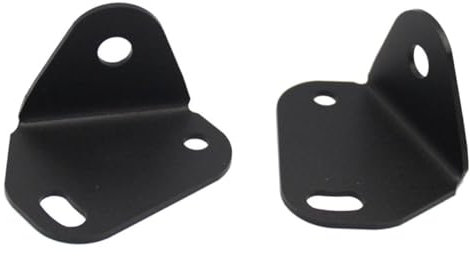 CHILDWEET 1 Paar Halterung Signal Glühbirnen - -streifenlichter -lichtleiste Straße Markise Geführtes Leichtes Montagegestell Aus Eisen Black