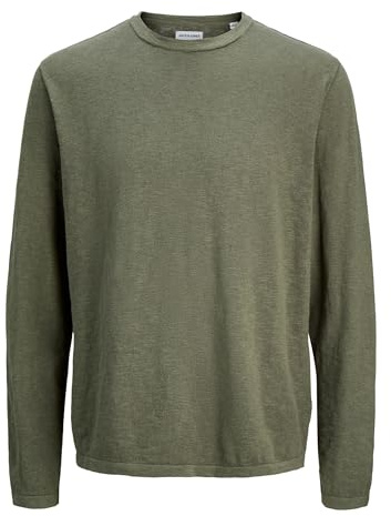 Jack & Jones Herren Rundhals Pullover JJESUMMER Knit Crew Neck - Regular Fit S M L XL XXL