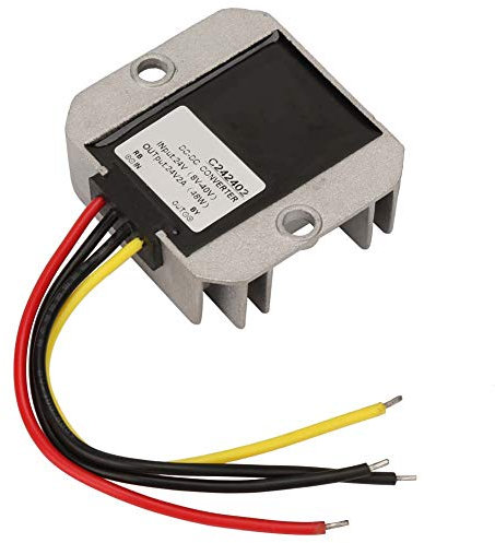 24 -V -Spannungsregler, IP65 Wasserdichte -Boost -Konverter von 8 Bis 40 V Bis 24 V für den Autobildschirm, die Überwachung Kamera, den Lüfter, den Motor, den Router (2A)