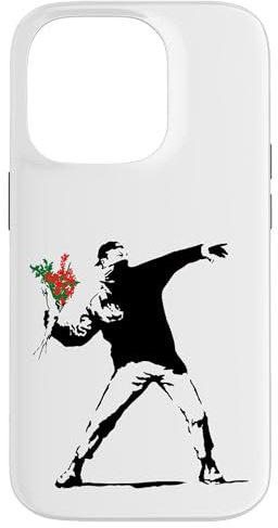 Hülle für iPhone 14 Pro Banksy PAPL2171 Graffiti Love is In The Air Graffiti Modern Art