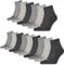 PUMA 15 Paar Unisex Quarter Socken Sneaker Gr. 35-49 für Damen Herren Füßlinge, Farbe:800 - anthraci/l mel grey/m me, Socken & Strümpfe:39-42