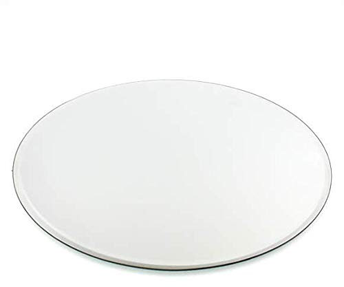 Homedelight ROUND MIRROR PLATE/TABLE CENTREPIECE, 25 CM DIAMETER BOX OF 10 PIECES