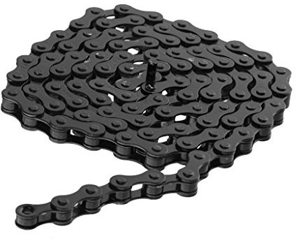 SGerste Stee Single Speed Fahrradkette – Fixie Bike BMX Fahrrad Radfahren schwarz