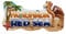 Red Sea Hurghada Egypt 3D Refrigerator Magnet Resin Travel Souvenirs,Handmade Home & Kitchen Decoration Hurghada Fridge Magnet Collection Gift