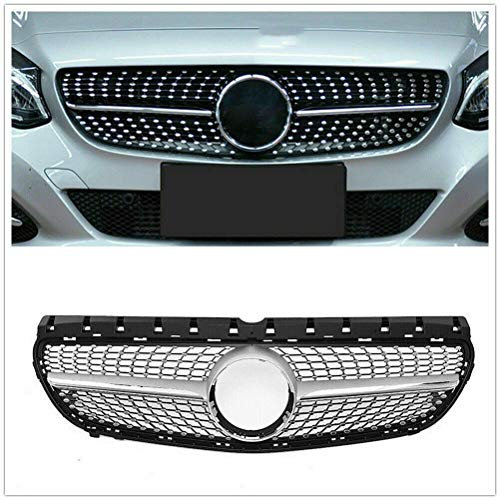 Mascherina paraurti anteriore cromata per classe B W246 A246 2015 2016 2017 2018 AMG Style Diamond Look