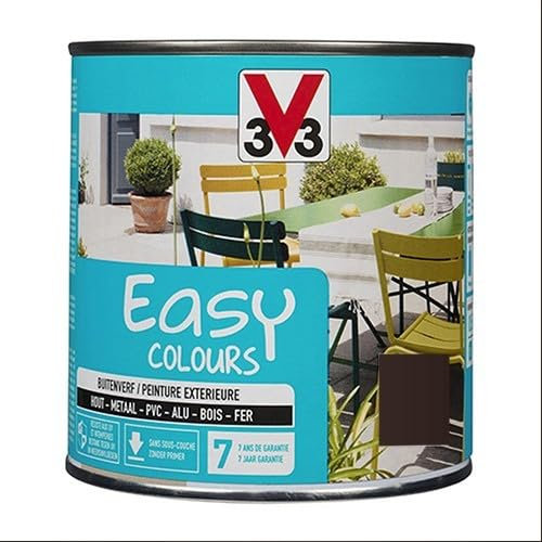 V33 Peinture Easy Colours Rouille 0,5 L
